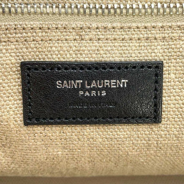 サンローラン トートバッグ リヴ ゴーシュキャンバス レザー スモール 617481 SAINT LAURENT PARIS バッグ