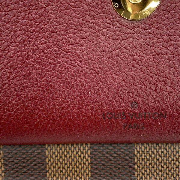 ルイヴィトン チェーンウォレット ダミエ・エベヌ ポルトフォイユ・ヴァヴァン チェーン N60222 LOUIS VUITTON 財布 クラッチ