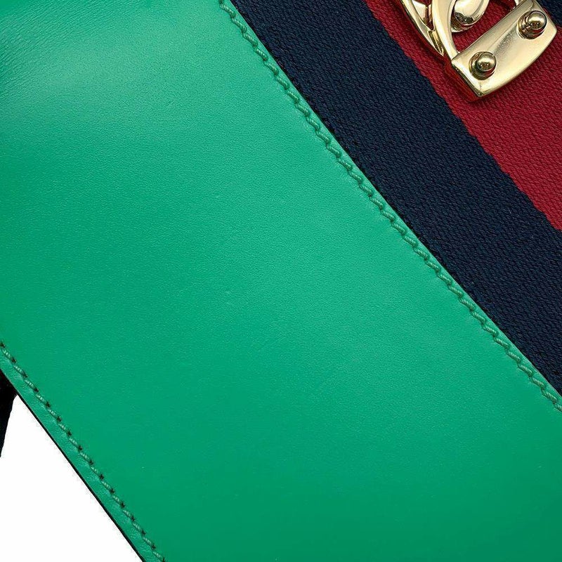 グッチ ショルダーバッグ シルヴィ 421882 GUCCI 2wayハンドバッグ チェーンモチーフ 白