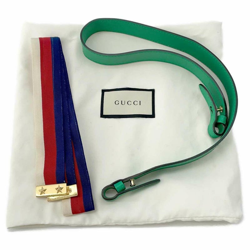 グッチ ショルダーバッグ シルヴィ 421882 GUCCI 2wayハンドバッグ チェーンモチーフ 白