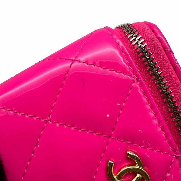 シャネル チェーンショルダーバッグ ココマーク マトラッセ ココボール バニティバッグ スモール AP1447 CHANEL