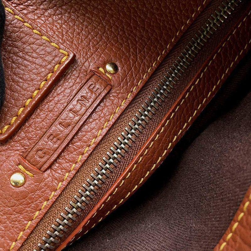 セリーヌ トートバッグ マカダム柄 キャンバス レザー CELINE バッグ