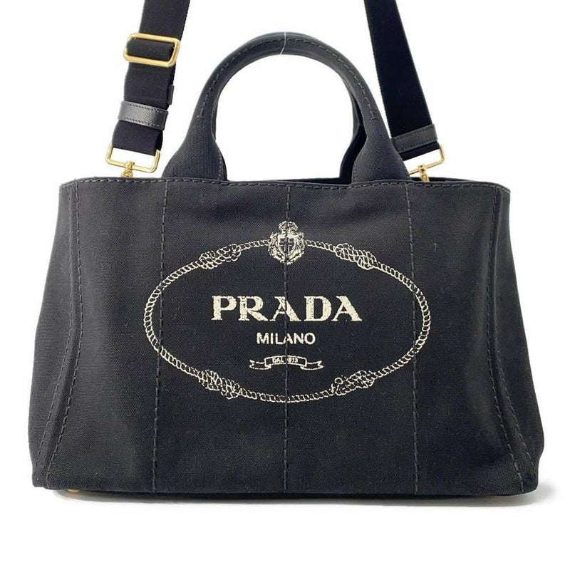 プラダ トートバッグ カナパ CANAPA BN2642 PRADA バッグ ハンドバッグ 2wayショルダーバッグ 黒