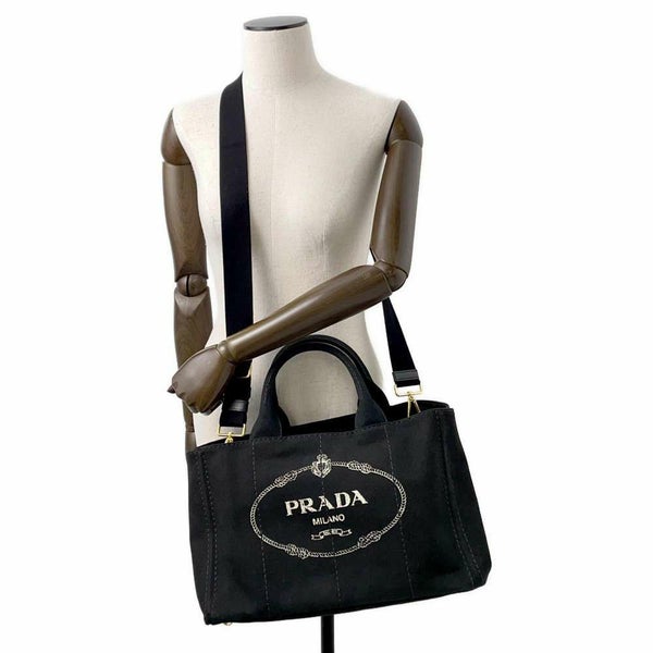 プラダ トートバッグ カナパ CANAPA BN2642 PRADA バッグ ハンドバッグ 2wayショルダーバッグ 黒