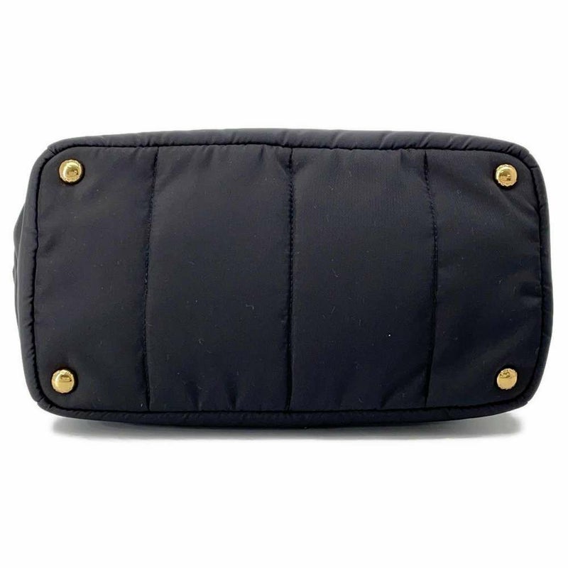 プラダ ハンドバッグ ロゴ キルティング リボン ナイロン  BN1604 PRADA 2wayショルダーバッグ 黒