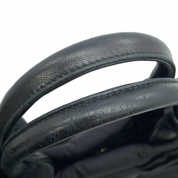 プラダ ハンドバッグ ロゴ キルティング リボン ナイロン  BN1604 PRADA 2wayショルダーバッグ 黒