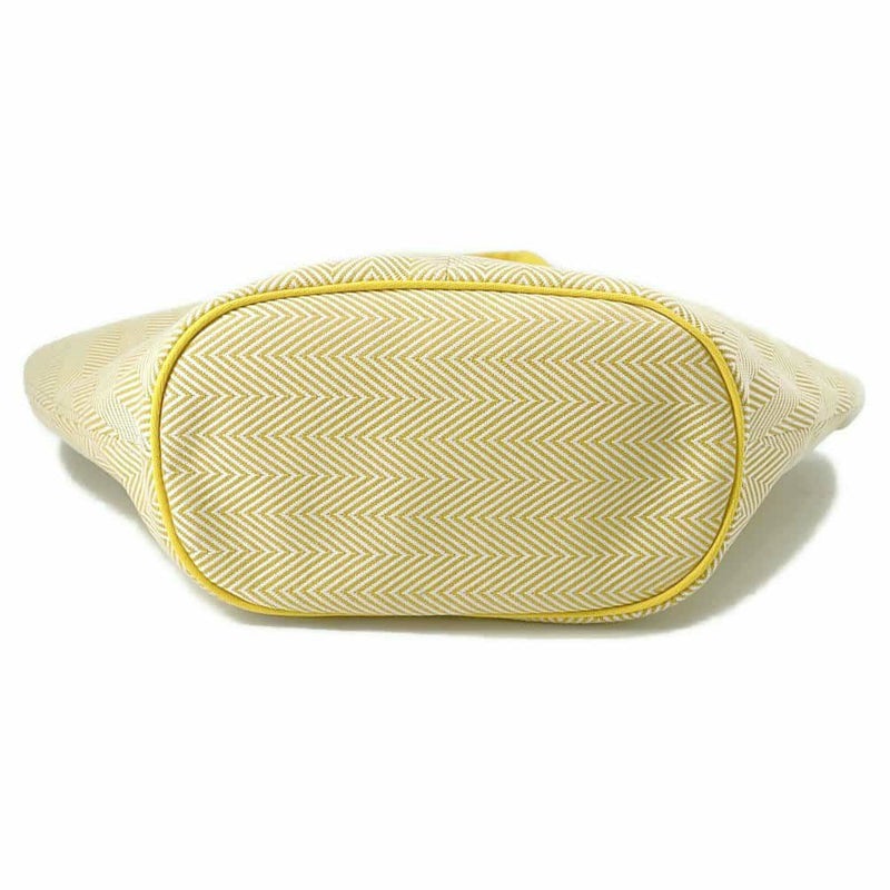 エルメス トートバッグ パニエドプラージュPM ジョーヌソレイユ/シルバー金具 キャンバス HERMES バッグ