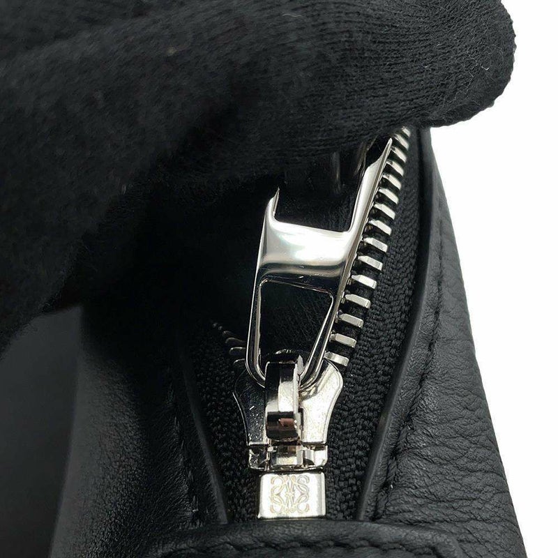 ロエベ ショルダーバッグ キュービィ スモール カーフレザー B906Q63X04 LOEWE 黒