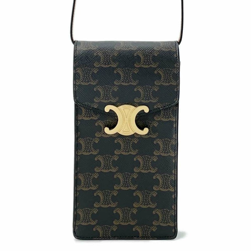 セリーヌ ショルダーバッグ トリオンフ モバイルポーチ 10K682DS3 04LU CELINE