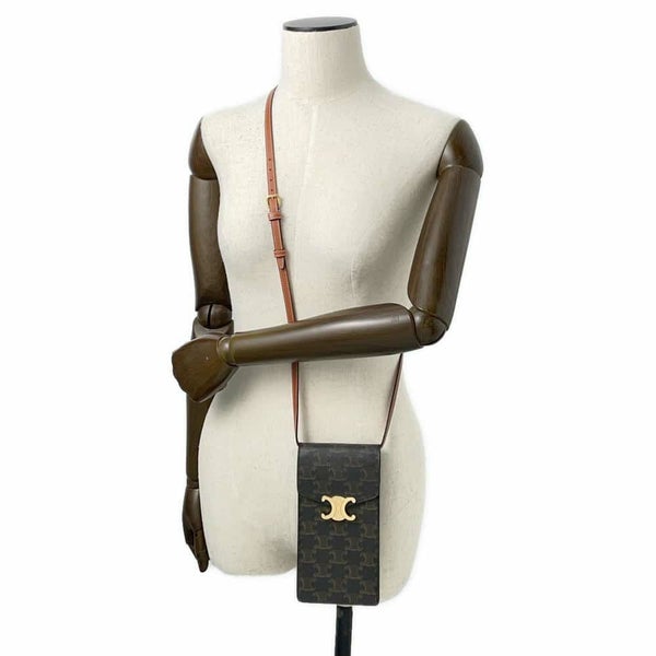 セリーヌ ショルダーバッグ トリオンフ モバイルポーチ 10K682DS3 04LU CELINE