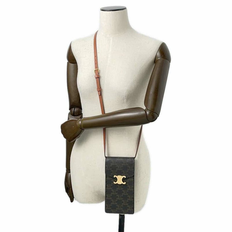 セリーヌ ショルダーバッグ トリオンフ モバイルポーチ 10K682DS3 04LU CELINE