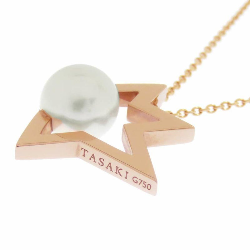 タサキ ネックレス コメット プラス ペンダント あこや真珠 パール K18PGピンクゴールド TASAKI ジュエリー