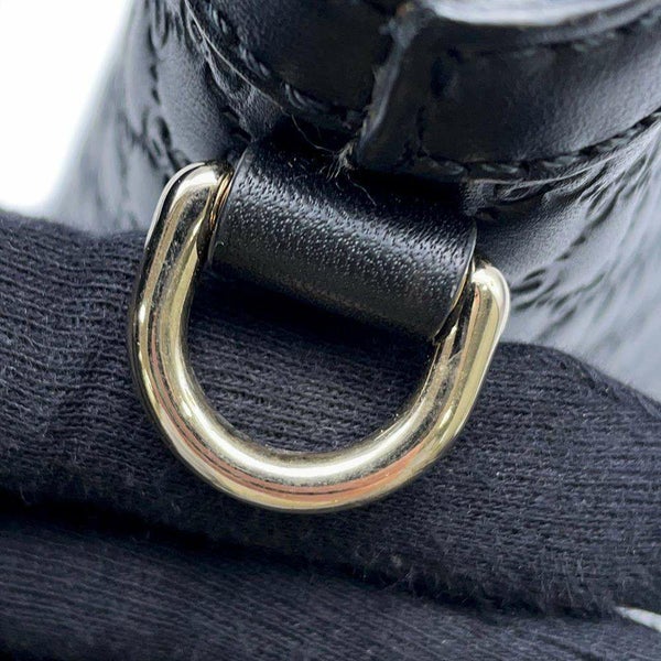 グッチ トートバッグ マイクログッチシマ レザー 449656 GUCCI 2wayショルダーバッグ 黒 アウトレット品