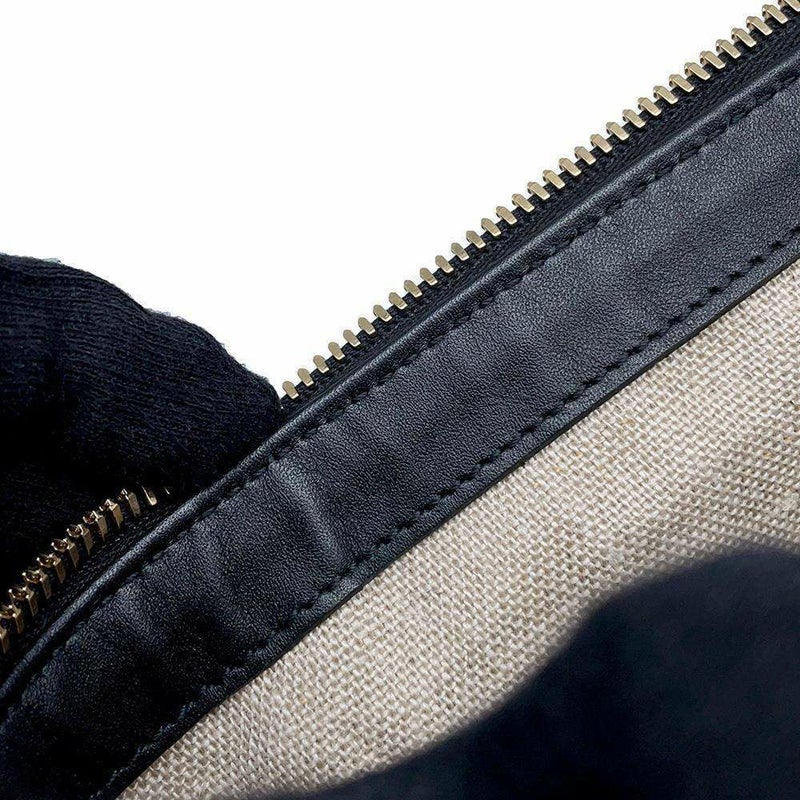 グッチ トートバッグ マイクログッチシマ レザー 449656 GUCCI 2wayショルダーバッグ 黒 アウトレット品