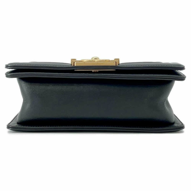 シャネル チェーンショルダーバッグ ボーイシャネル スモール マトラッセ ココマーク A67085 BOY CHANEL バッグ 黒