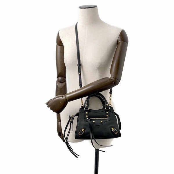 バレンシアガ ハンドバッグ ネオクラシックシティ ミニ 698067 BALENCIAGA 2wayショルダーバッグ 黒