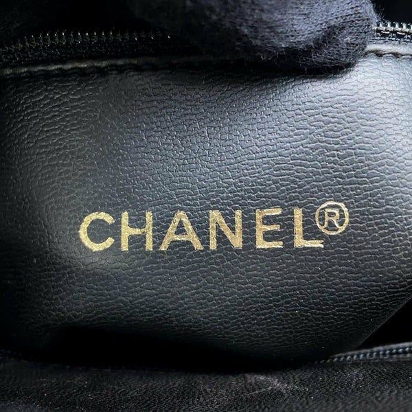 シャネル チェーントートバッグ デカココ ラムスキン A03682 CHANEL バッグ 黒