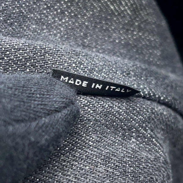 プラダ トートバッグ カナパ フラワーモチーフ 花 デニム PRADA 2wayショルダーバッグ 黒