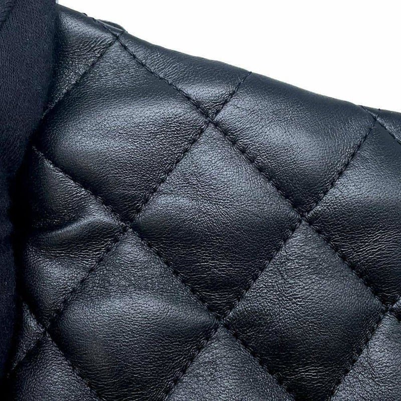 シャネル チェーンショルダーバッグ ココマーク マトラッセ ホーボーバッグ AS3631 CHANEL 黒