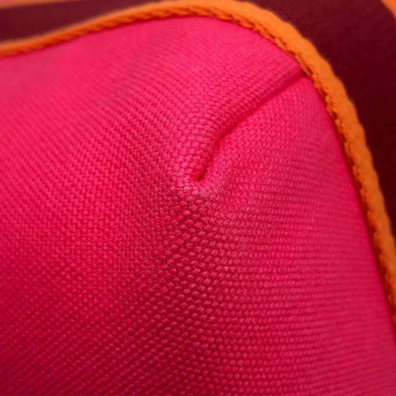 エルメス ポーチ ブリッド・ア・ブラックPM ハイビスカス/シルバー金具 キャンバス HERMES バッグ 小物入れ