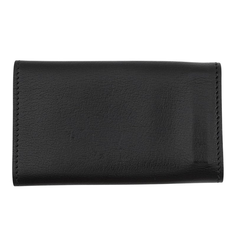 エルメス 6連キーケース エチュイ クレ6 ブラック/シルバー金具 ヴォーシャモニー □J刻印 黒