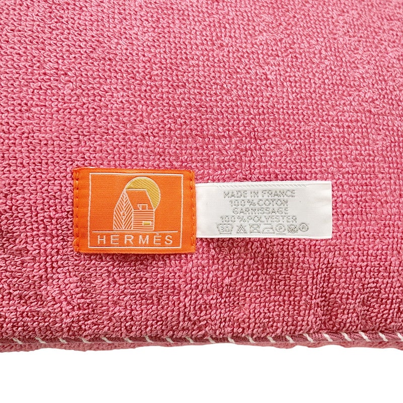 エルメス ビーチクッション カバン 自転車モチーフ 刺繍 コットン HERMES クッション