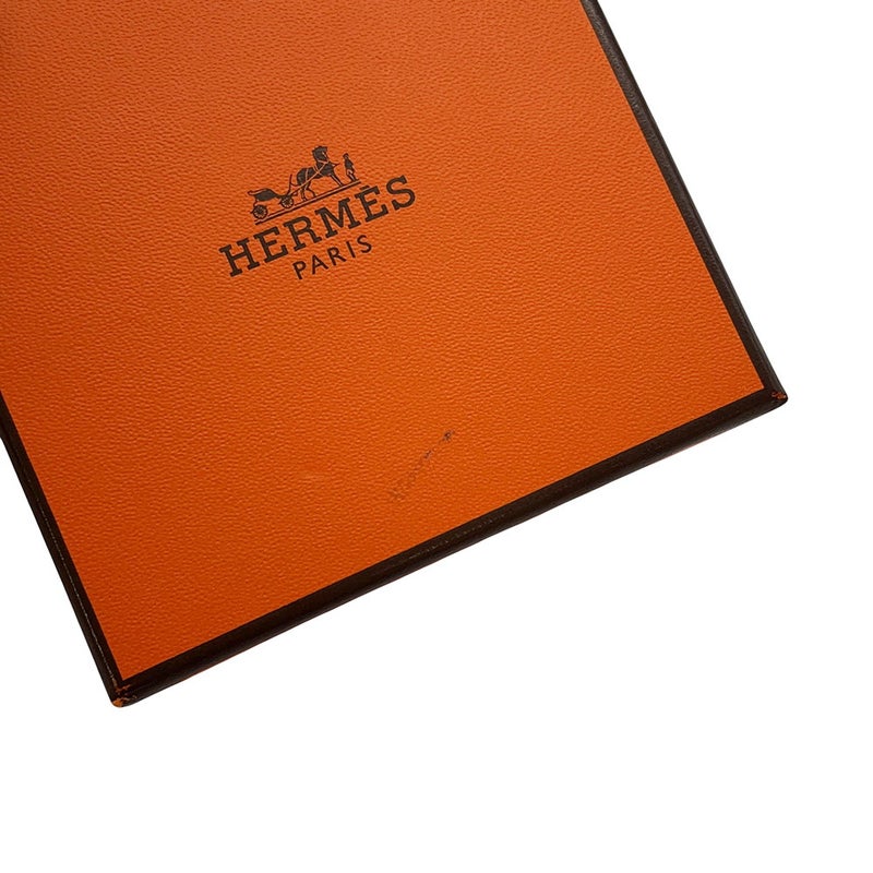 エルメス ブレスレット H ブラック/レッド/シルバー金具 レザー C刻印 サイズT4 HERMES アクセサリー 黒
