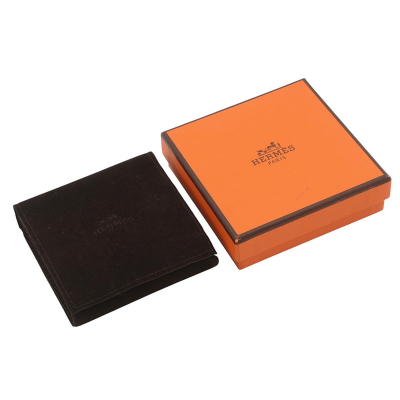 エルメス ブレスレット H ブラック/レッド/シルバー金具 レザー C刻印 サイズT4 HERMES アクセサリー 黒