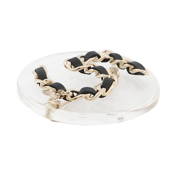 シャネル ブローチ NO.5 ラウンド クリア B18 B CHANEL アクセサリー