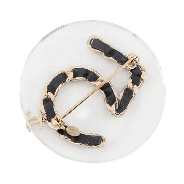 シャネル ブローチ NO.5 ラウンド クリア B18 B CHANEL アクセサリー