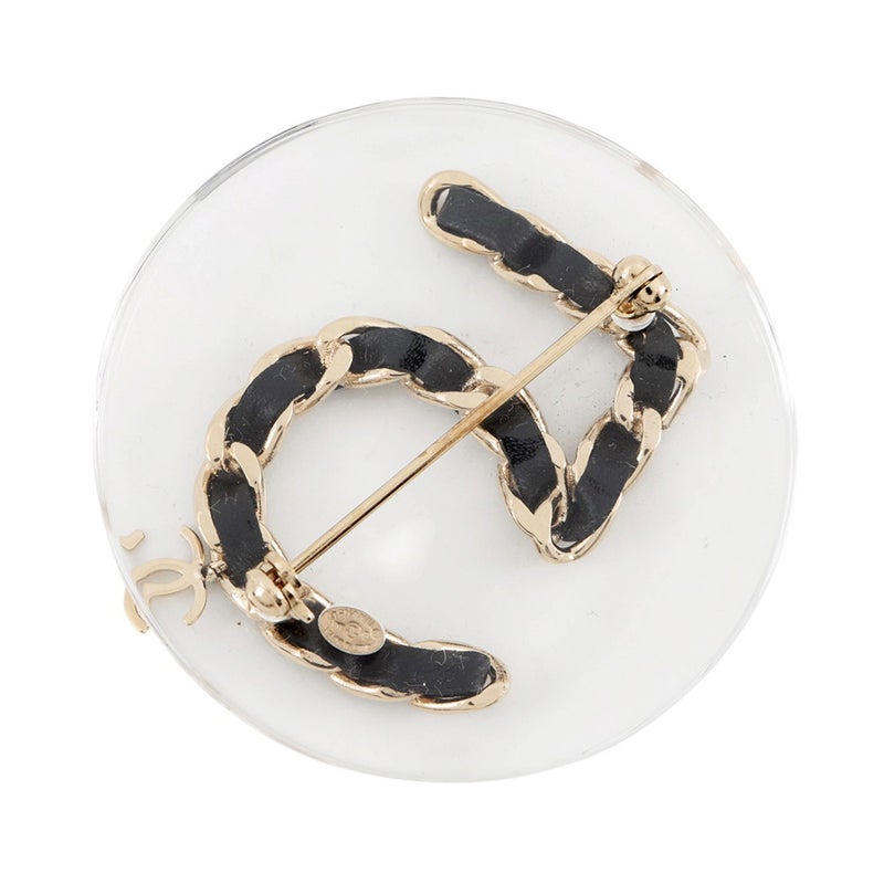 シャネル ブローチ NO.5 ラウンド クリア B18 B CHANEL アクセサリー
