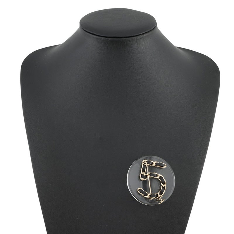 シャネル ブローチ NO.5 ラウンド クリア B18 B CHANEL アクセサリー