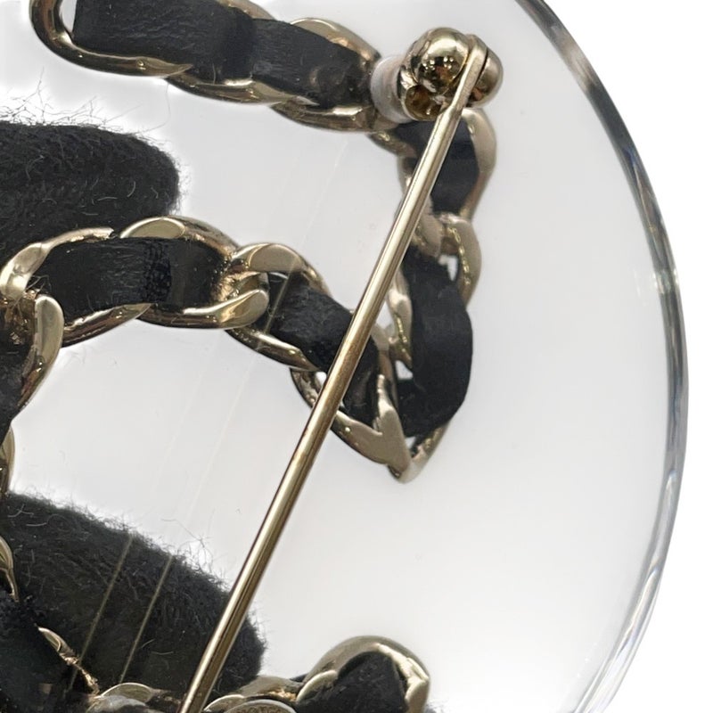 シャネル ブローチ NO.5 ラウンド クリア B18 B CHANEL アクセサリー