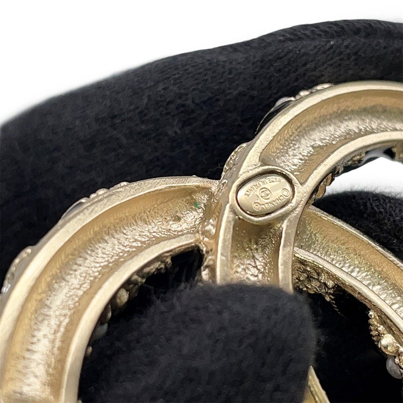 シャネル ブローチ ココマークラインストーン フェイクパール A21 C AB5776 CHANEL アクセサリー