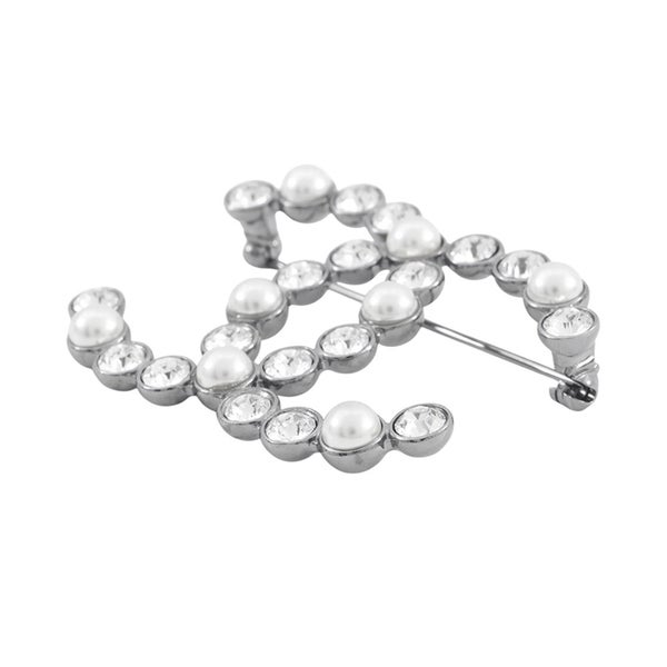 シャネル ブローチ ココマーク フェイクパール ライトストーン B20 P CHANEL アクセサリー