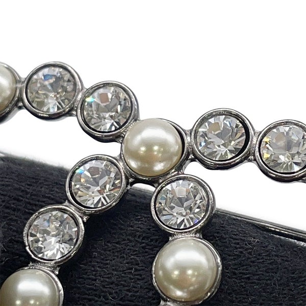 シャネル ブローチ ココマーク フェイクパール ライトストーン B20 P CHANEL アクセサリー