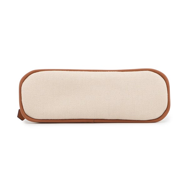 エルメス ポーチ ボリードポーチ ミニ ベージュ/シルバー金具 キャンバス HERMES 小物入れ