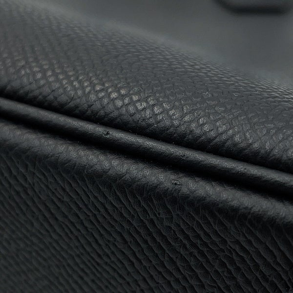 エルメス バーキン25 ブラック/シルバー金具 エプソン K刻印 HERMES Birkin ハンドバッグ 黒