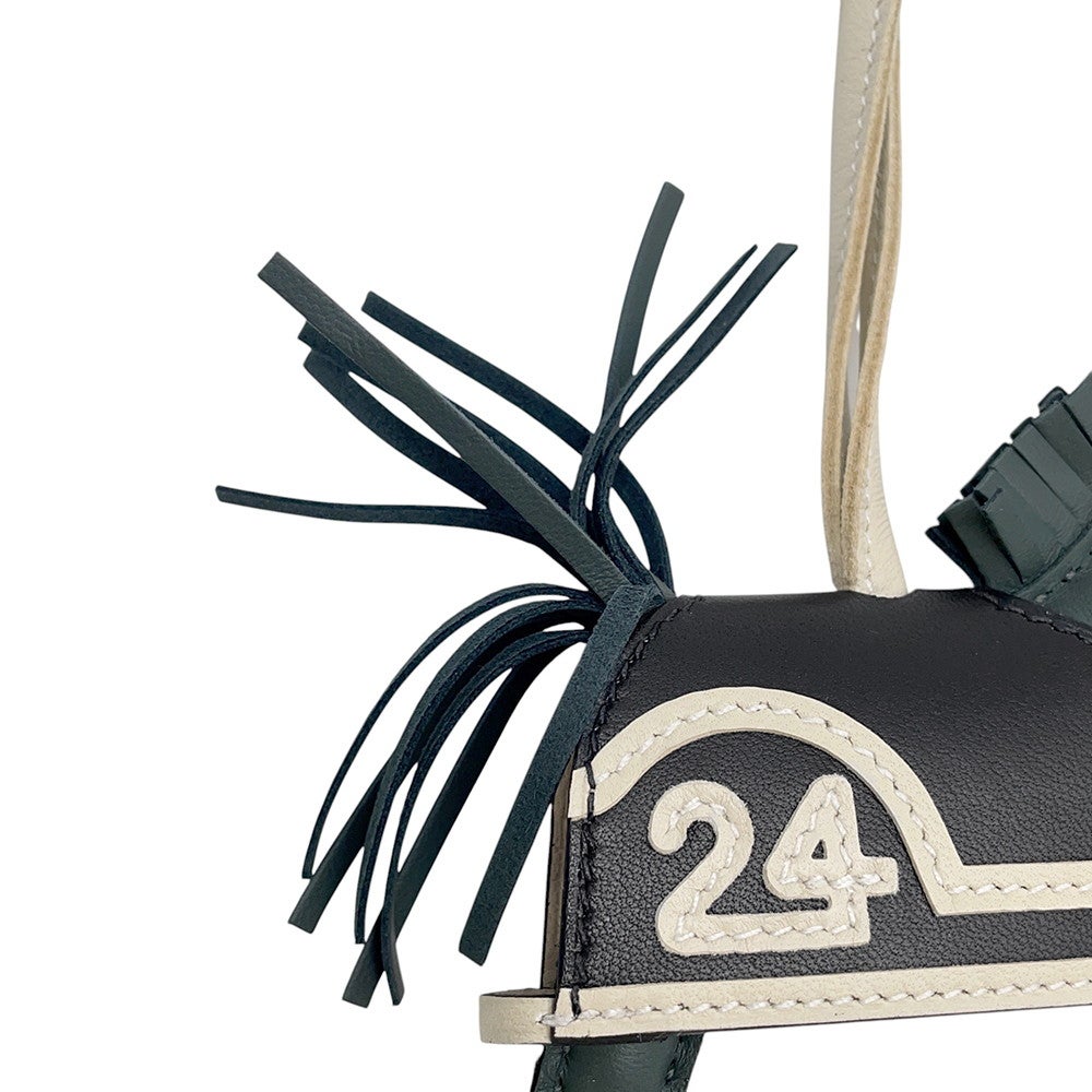 エルメス バッグチャーム ロデオPM ロベオ24 ヴェールマングローブ