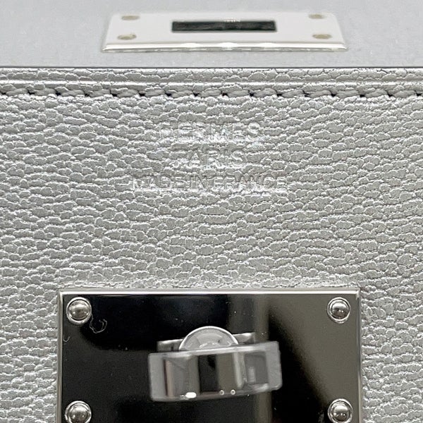 エルメス ケリーウォレット ロング トゥーゴー アルジャン/シルバー金具 シェブルシャムキラ K刻印 財布