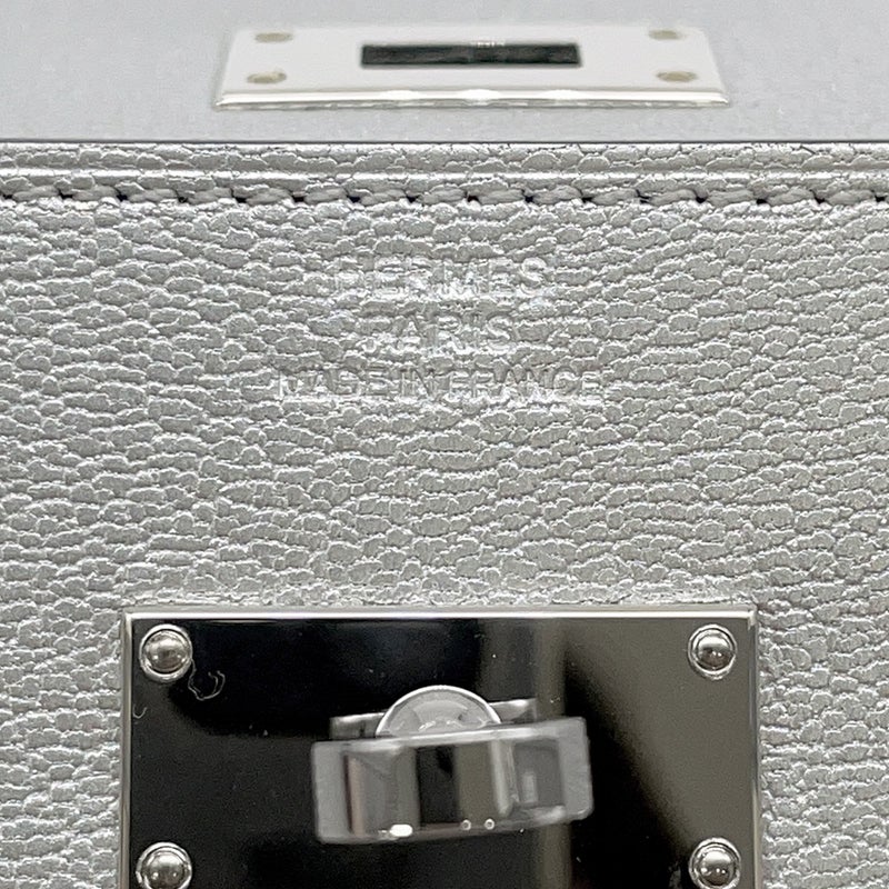 エルメス ケリーウォレット ロング トゥーゴー アルジャン/シルバー金具 シェブルシャムキラ K刻印 財布