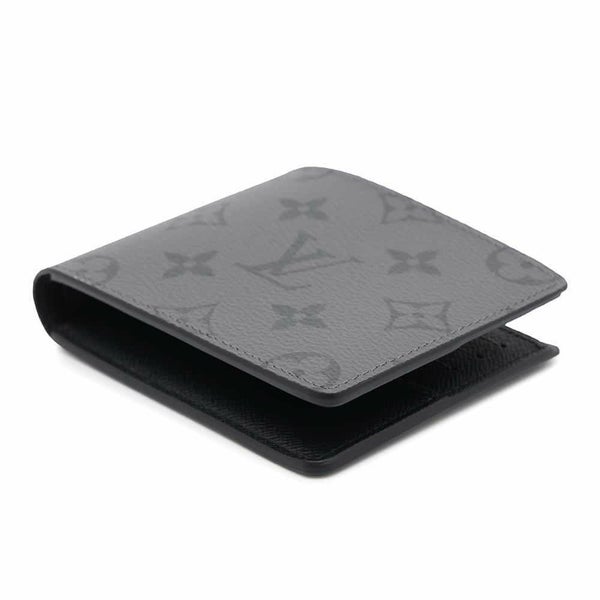 ルイヴィトン 二つ折り財布 モノグラム・エクリプス リバース ポルトフォイユ・スレンダー M80906 LOUIS VUITTON ブラック 黒