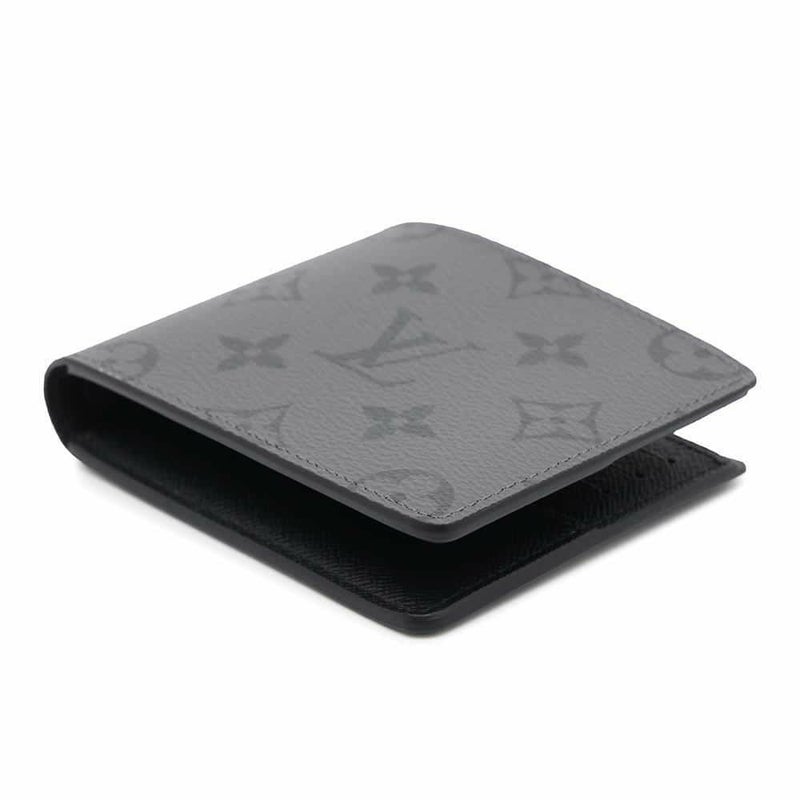 ルイヴィトン 二つ折り財布 モノグラム・エクリプス リバース ポルトフォイユ・スレンダー M80906 LOUIS VUITTON ブラック 黒