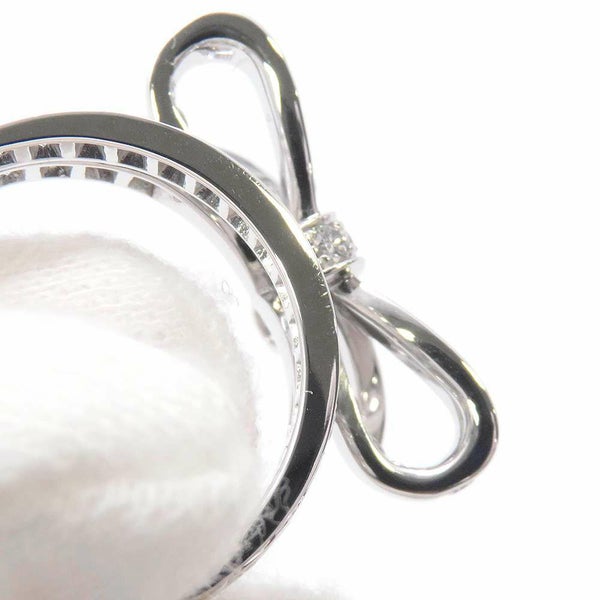 シャネル リング リュバン ドゥ シャネル リング ダイヤモンド 中石0.41ct/中石以外 51P 計約1.05ct K18WG サイズ57 J11149 指輪