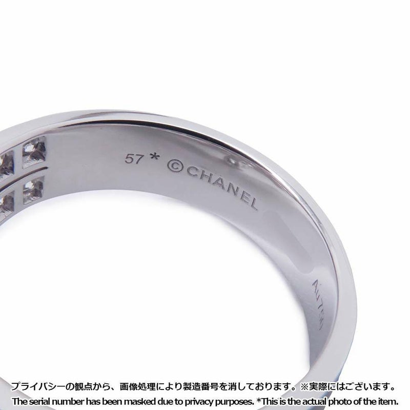 シャネル リング リュバン ドゥ シャネル リング ダイヤモンド 中石0.41ct/中石以外 51P 計約1.05ct K18WG サイズ57 J11149 指輪