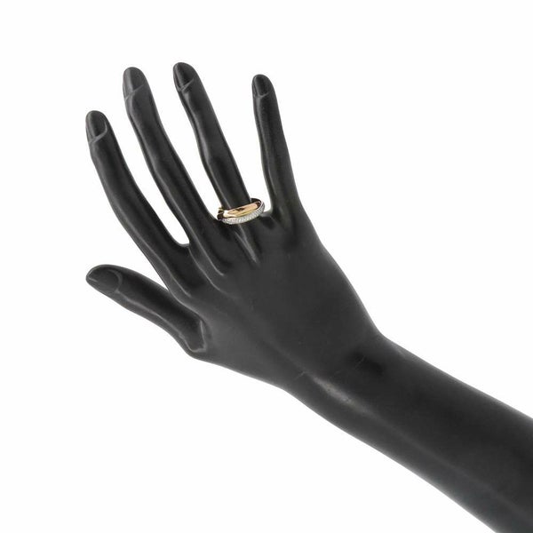 カルティエ リング トリニティ セミパヴェ ダイヤモンド 104P 計0.46ct スモールモデル K18YG/K18PG/K18WG Cartier