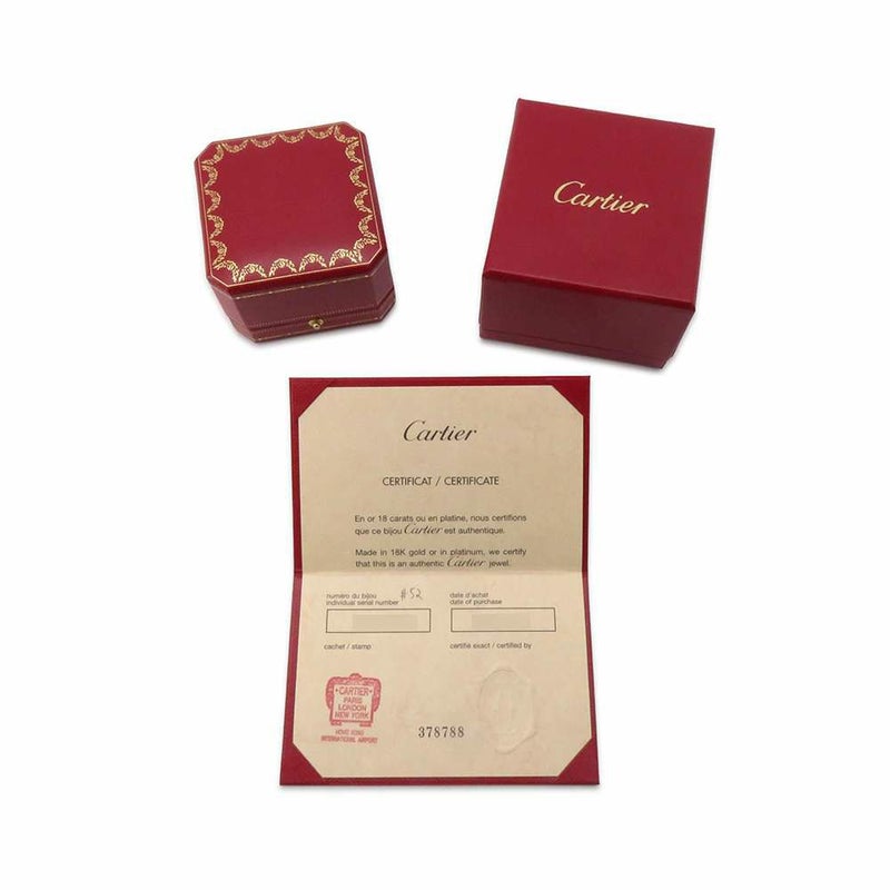 カルティエ リング トリニティ セミパヴェ ダイヤモンド 104P 計0.46ct スモールモデル K18YG/K18PG/K18WG Cartier