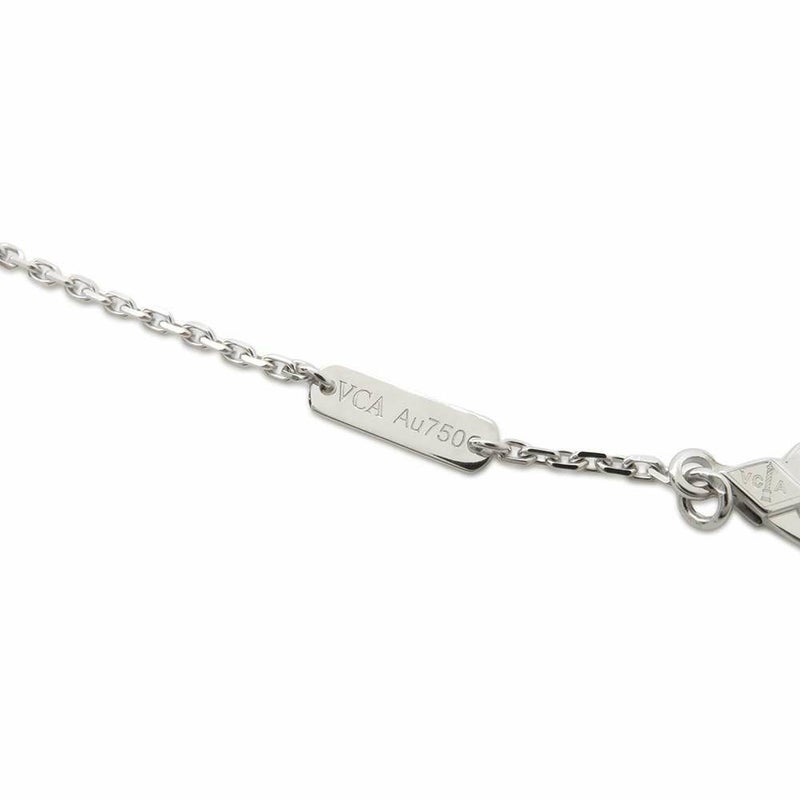 ヴァンクリーフ&アーペル ネックレス ヴィンテージアルハンブラ K18WG マザーオブパール VCARF48700 ペンダント