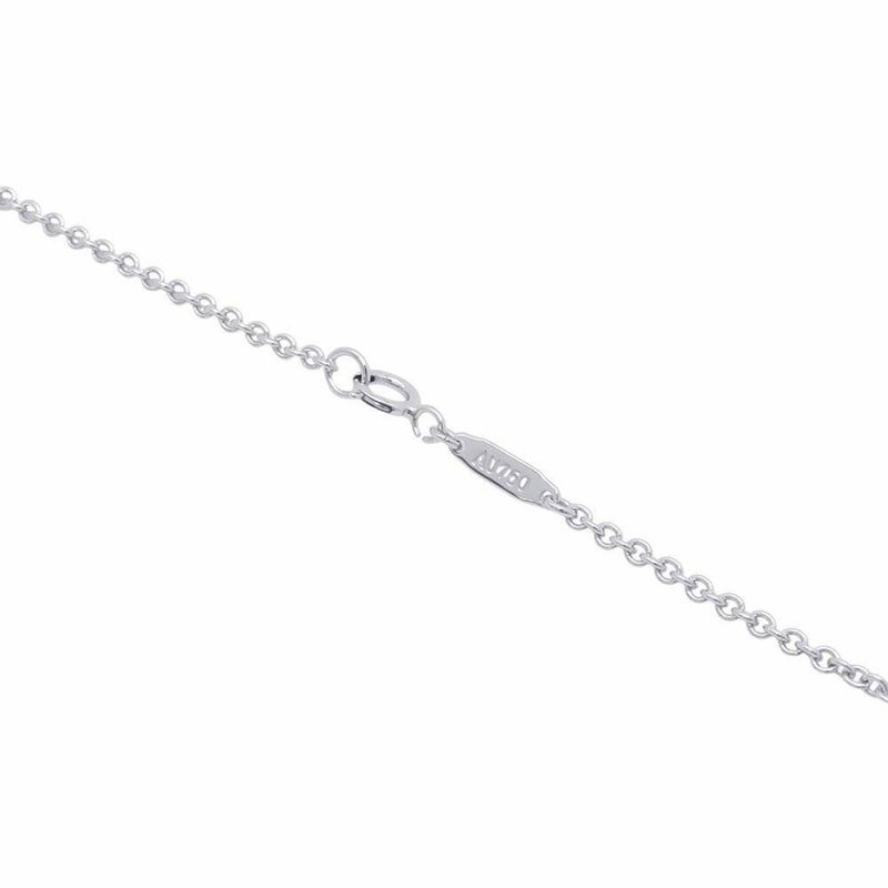 ティファニー ネックレス ペタル キー ペンダント ラージ ダイヤモンド K18WGホワイトゴールド Tiffany&Co. ジュエリー