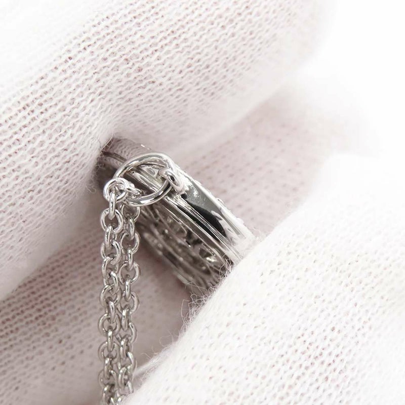 ティファニー ネックレス ペタル キー ペンダント ラージ ダイヤモンド K18WGホワイトゴールド Tiffany&Co. ジュエリー